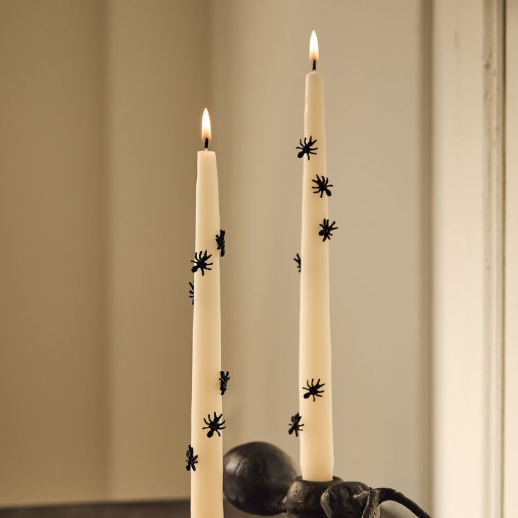 Halloween Bugs Candle Pins, Set of 12