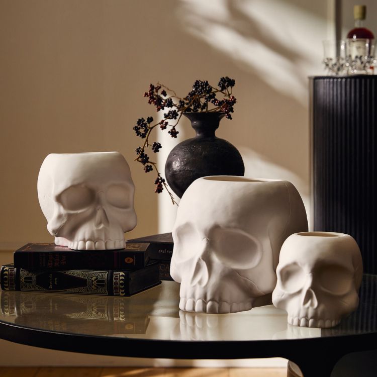 Skull Luminaires Candleholders