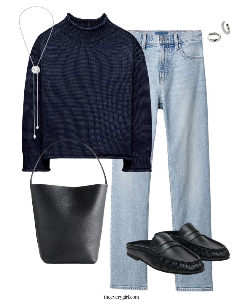 skinny jeans with sweater outfit