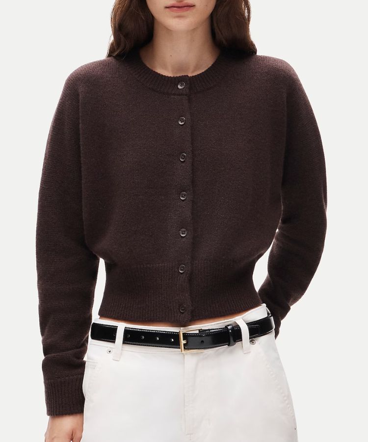 Cashmere Waisted Cardigan