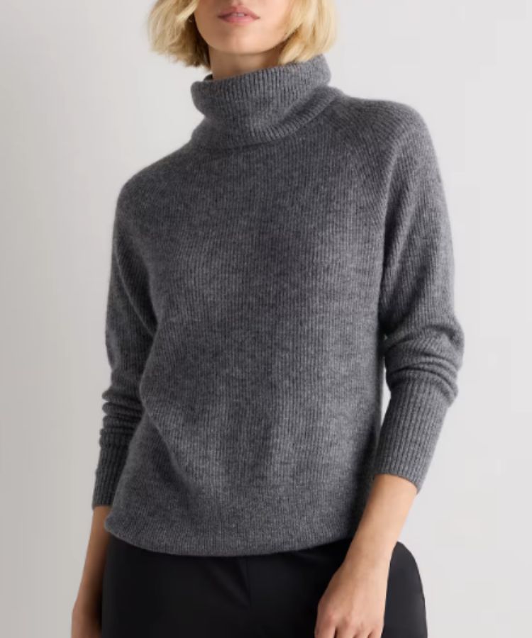Lightweight Baby Alpaca Turtleneck