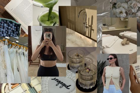 bridal wellness routine collage