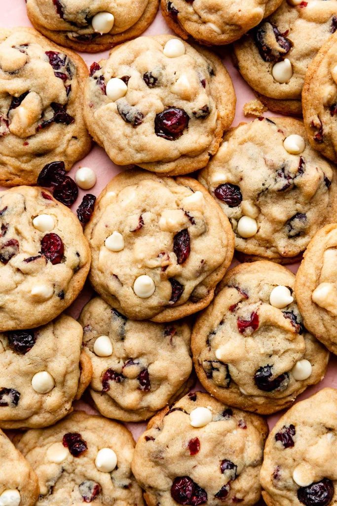 white chocolate cranberry cookies