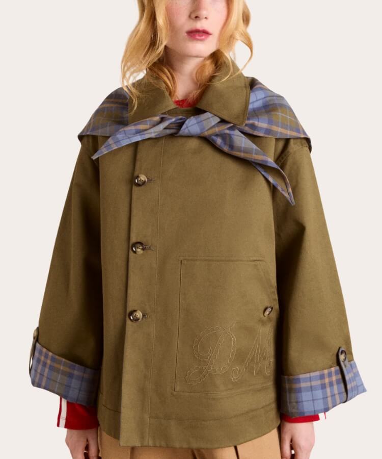 Reversible Jerry Crop Trench Coat