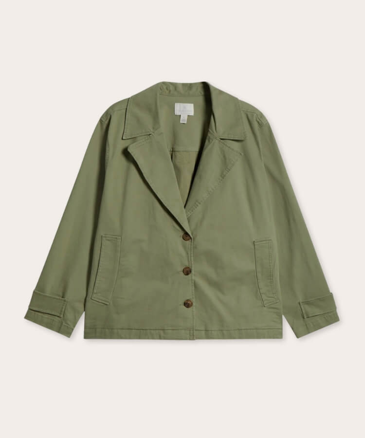 Plus Swing Trench Jacket