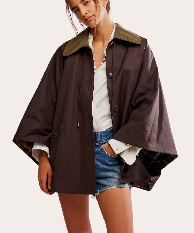 Oversized Cape Coat
