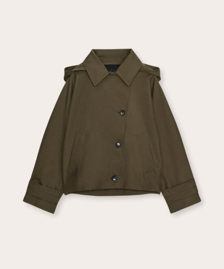 Water-Repellent Trench Coat