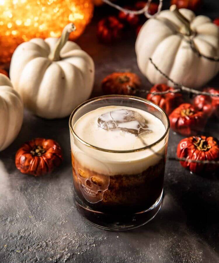 white russian fall cocktail recipe