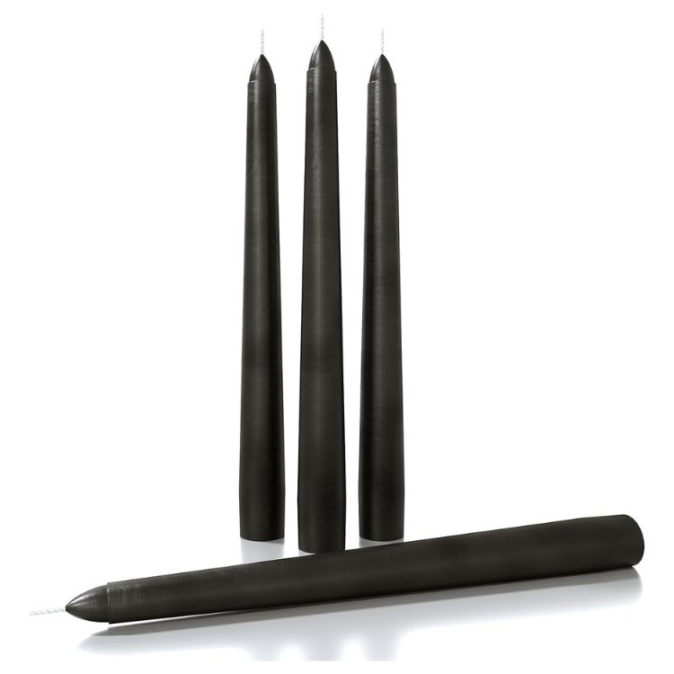 Black Taper Candles