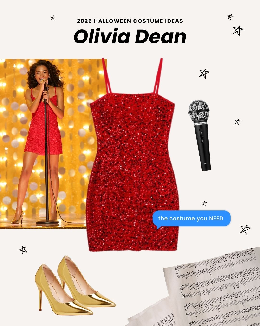 2026 halloween costume ideas - olivia dean red dress