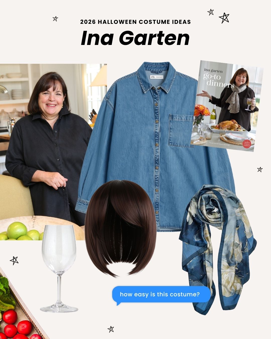 2026 halloween costume ideas - ina garten