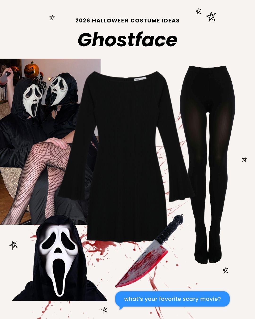 2026 halloween costume ideas - ghost face
