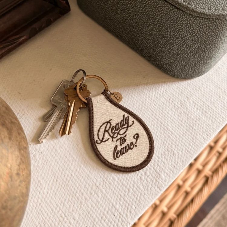 Ready to Leave? Keychain