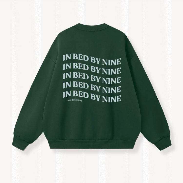 In Bed by Nine Crewneck