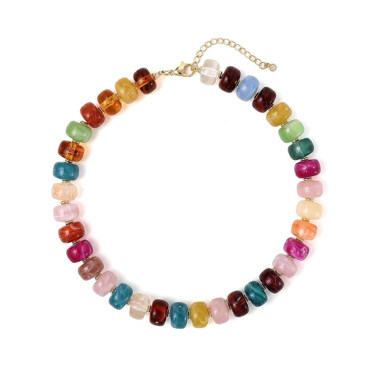 Chunky Statement Beaded Necklace