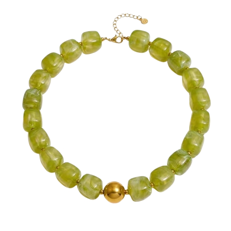 Colorful Beaded Choker Necklace