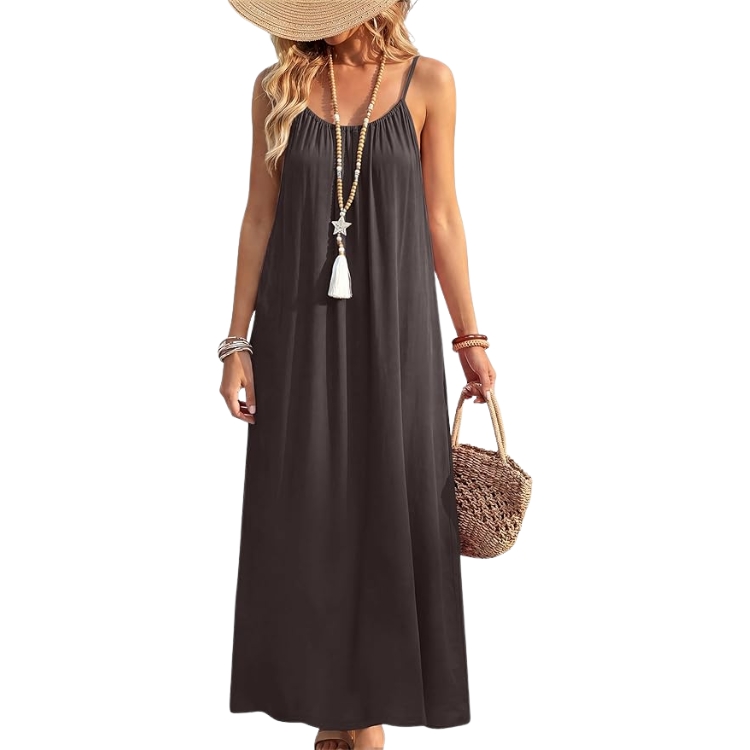 Backless Cami Maxi Sundress
