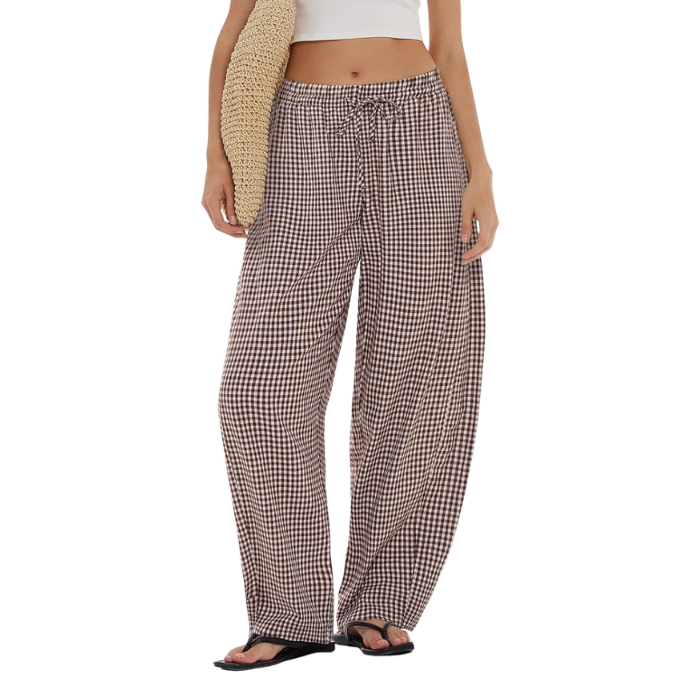 Linen Barrel Pants