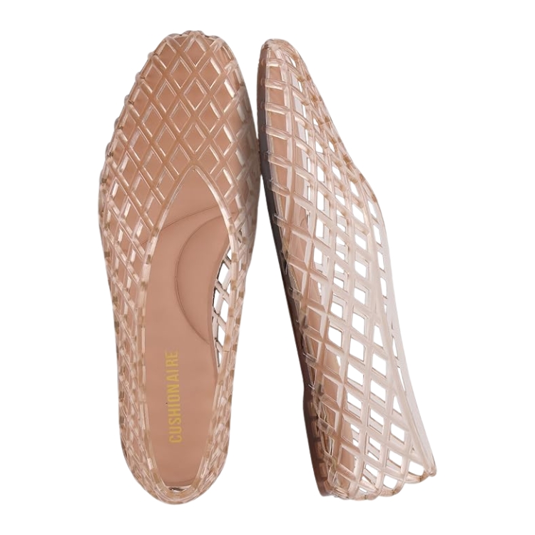 Lattice Ballet Flats