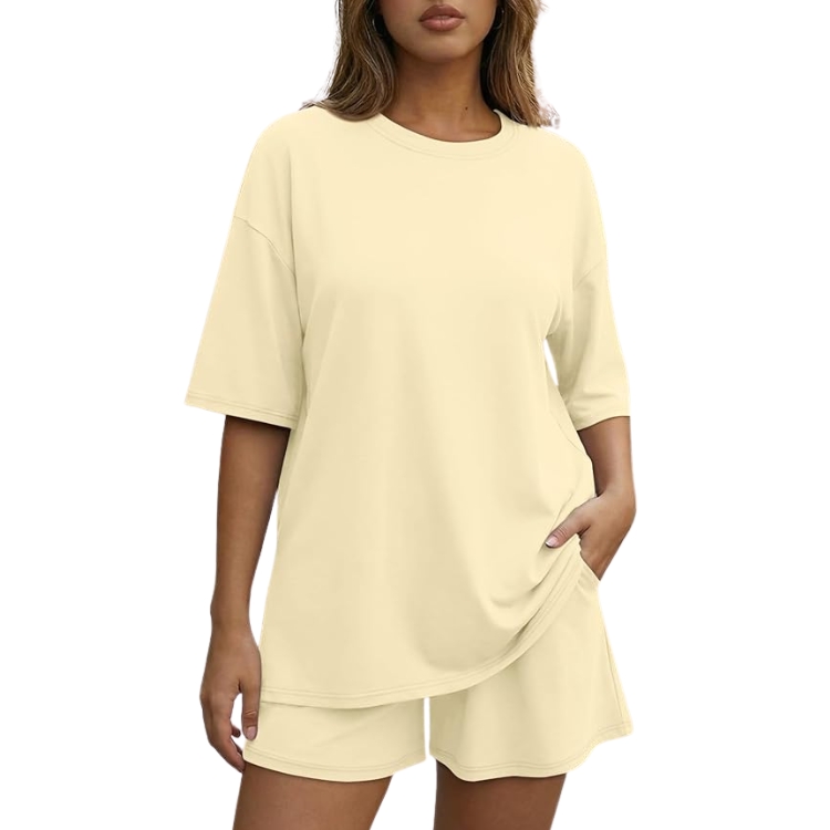 Oversized Top & Loose Fit Shorts Set
