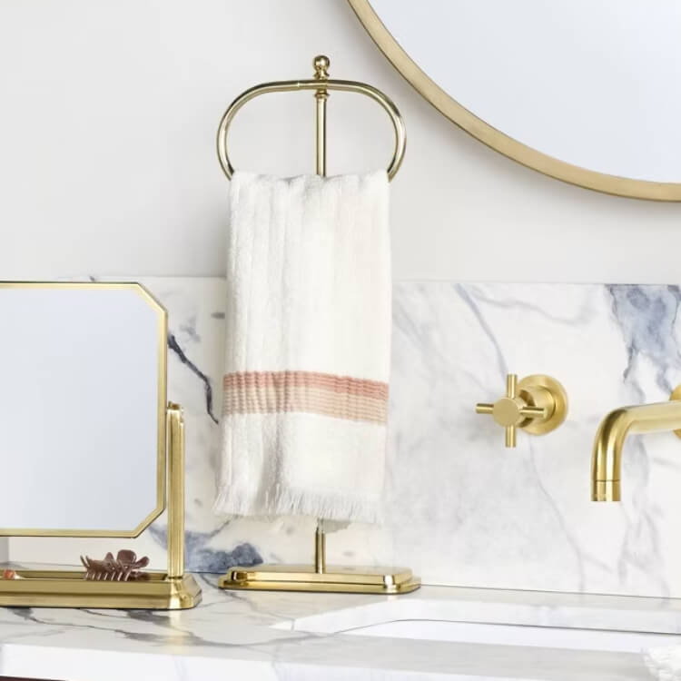 Antique Finish Hand Towel Stand