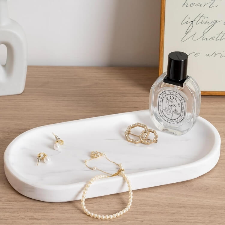 Marble Oval Tray
