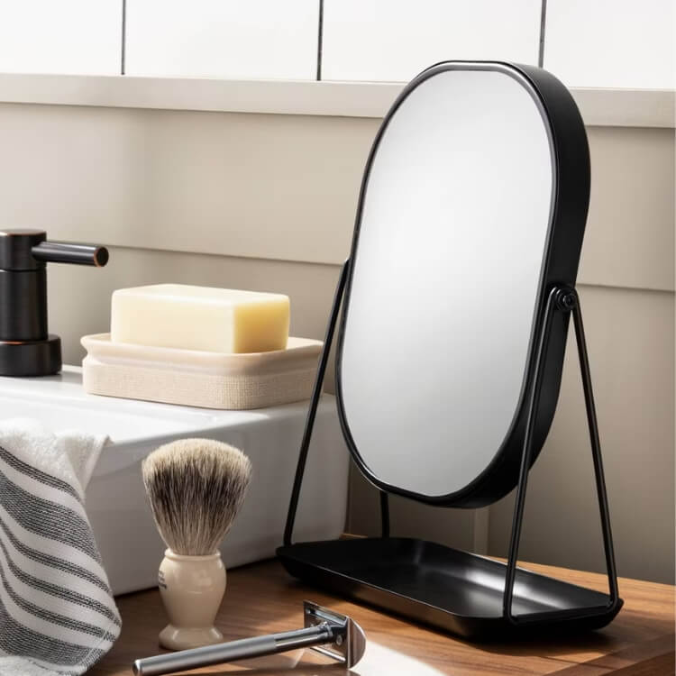 Metal Vanity Flip Mirror