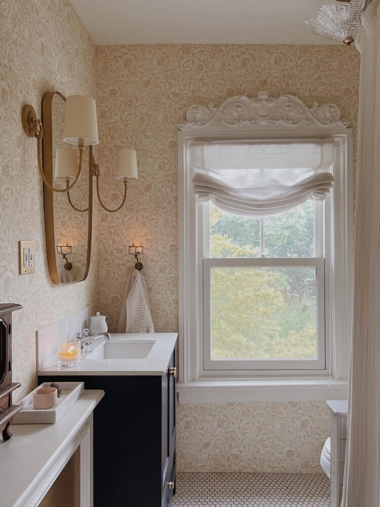 bathroom counter decor