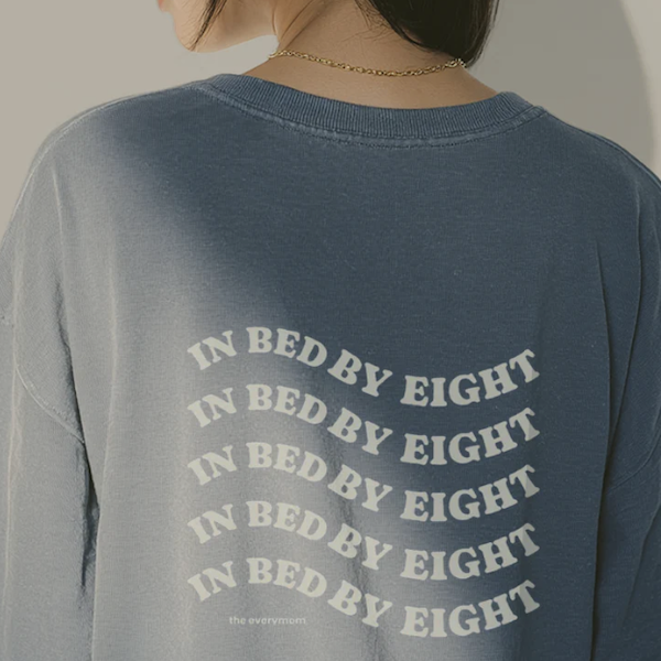 In Bed By 8 Crewneck