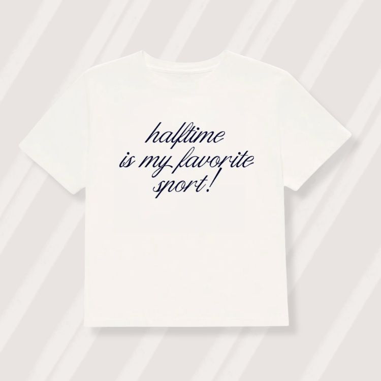 Halftime Is My Favorite Sport Boxy Tee