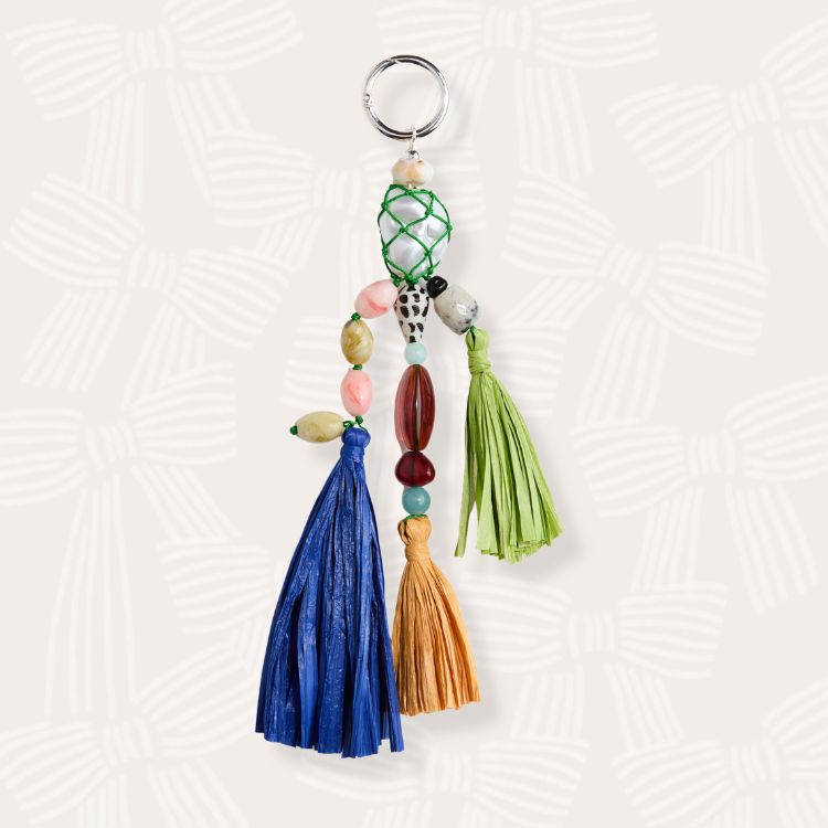 Tasseled Bag Charm