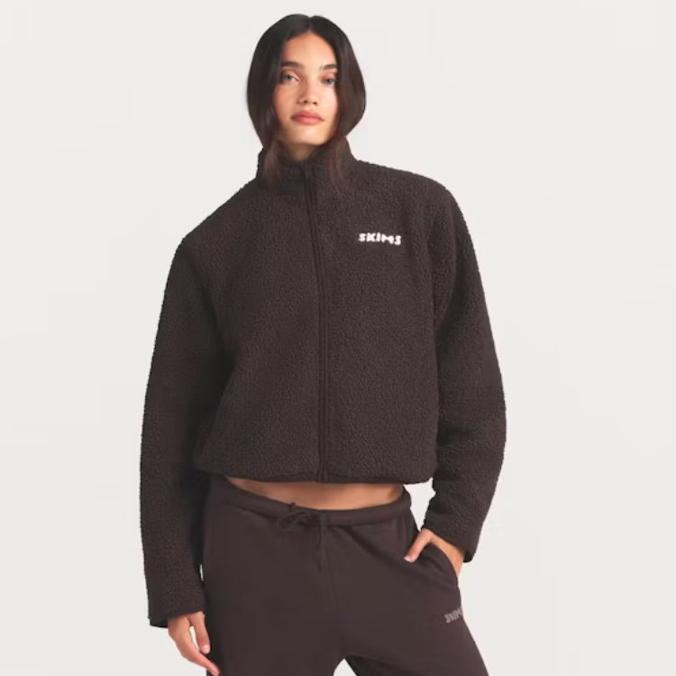 Boxy Zip Up Jacket