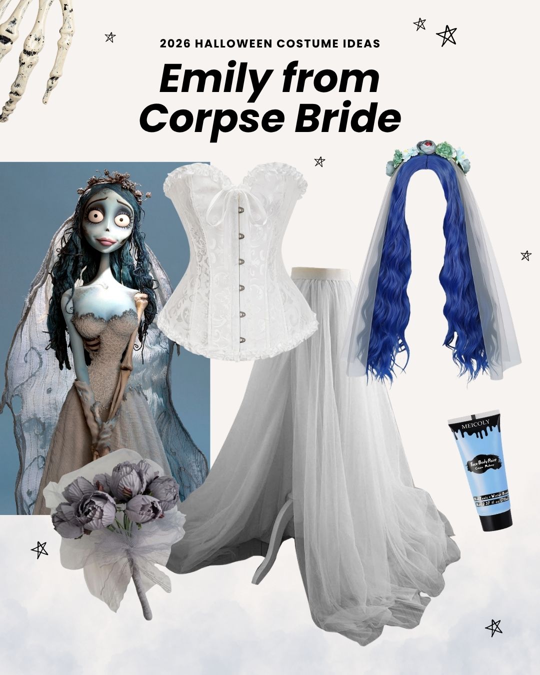 corpse bride costume - halloween costume ideas for 2026