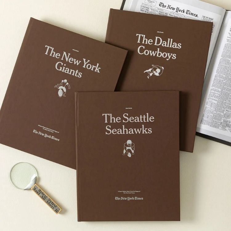 Custom History of Football Book