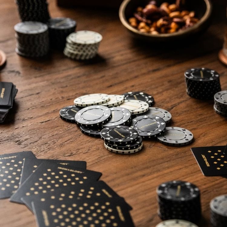 Wooden Poker Set