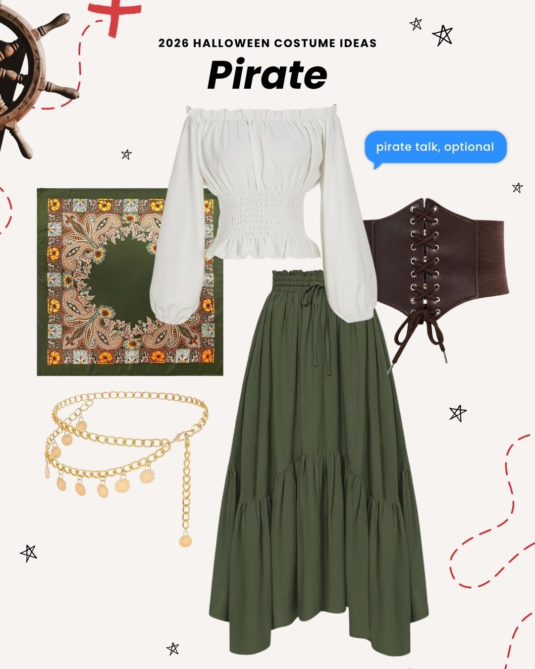 2026 halloween costume ideas - easy pirate