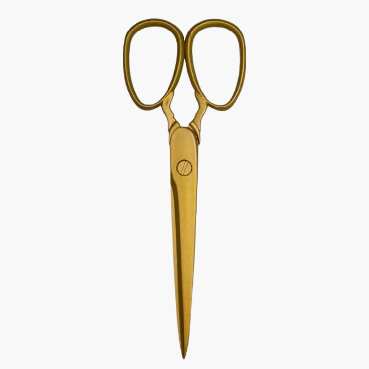 Gold Plastic Scissors