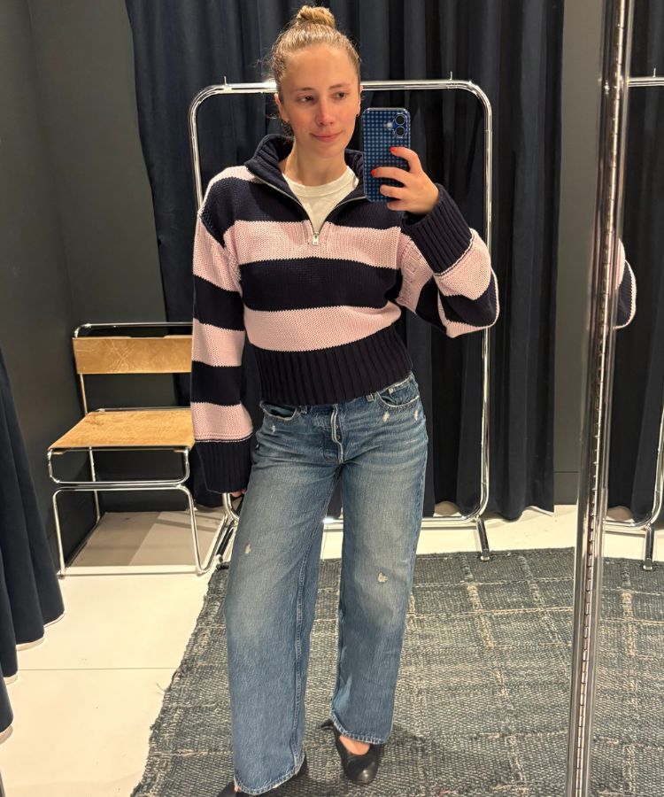j crew rollneck sweater