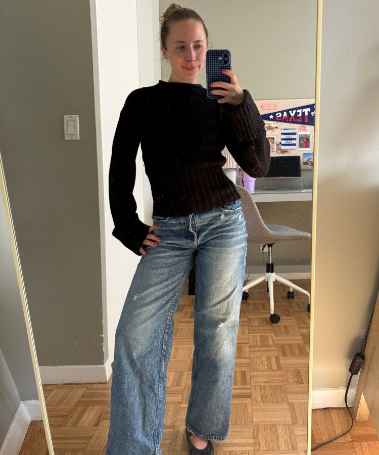 j crew rollneck sweater