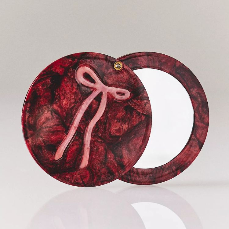 Handpainted Compact Mirror