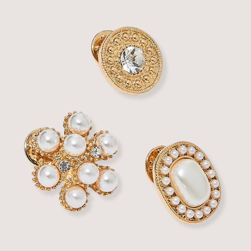 Brooch Pin Set 3pc