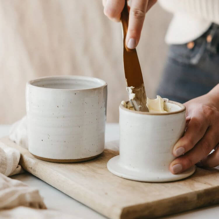 Ceramic Butter Crock 