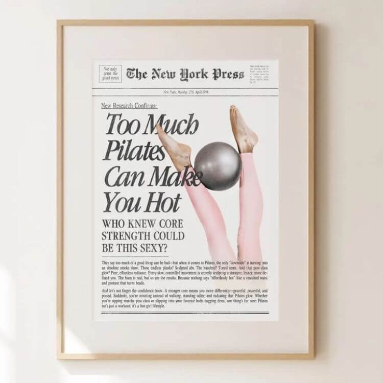 Pilates Wall Art