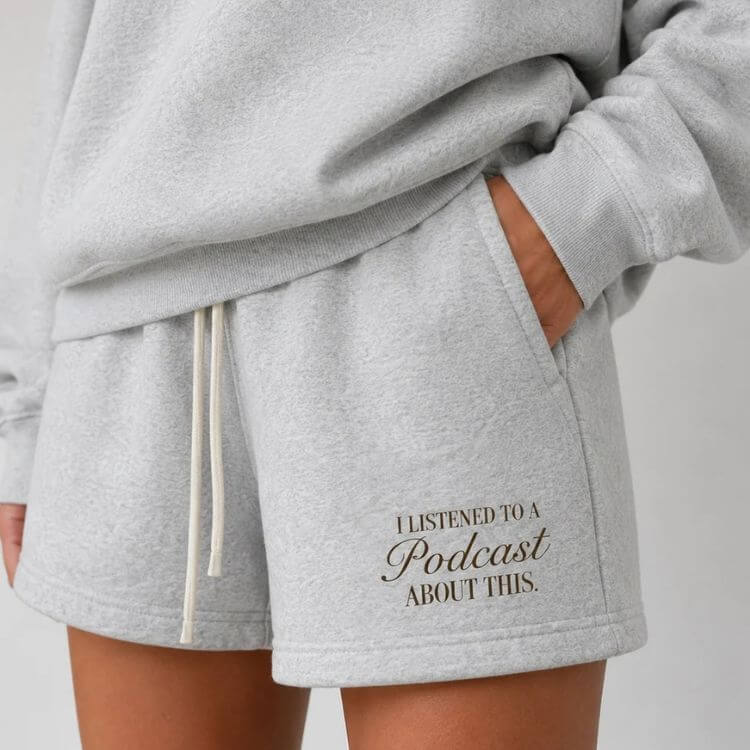 Podcast Drawstring Shorts