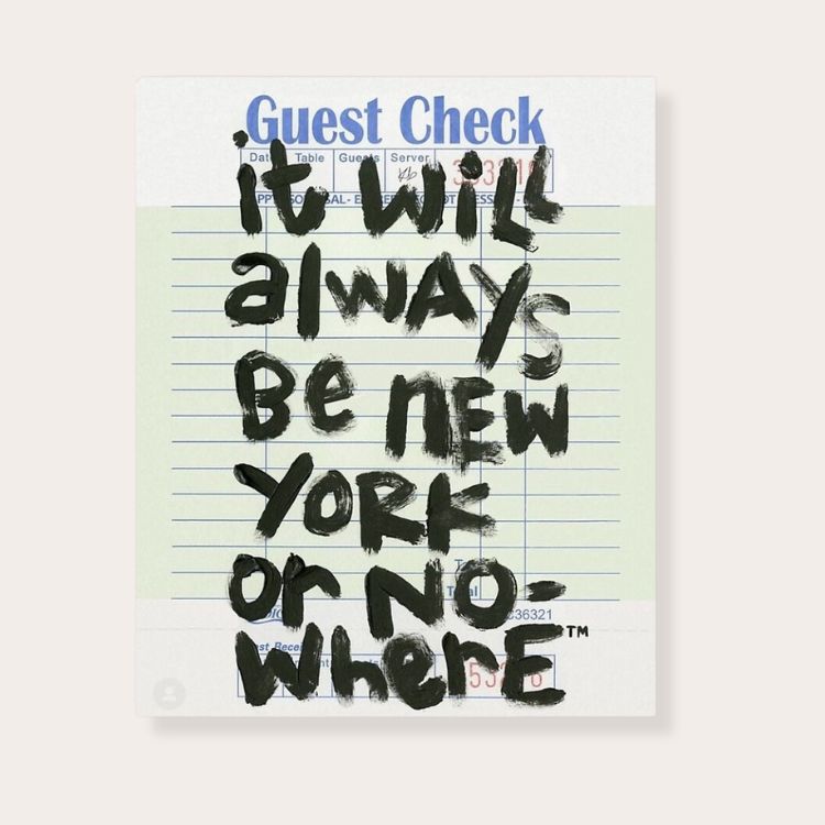 New York or Nowhere Print