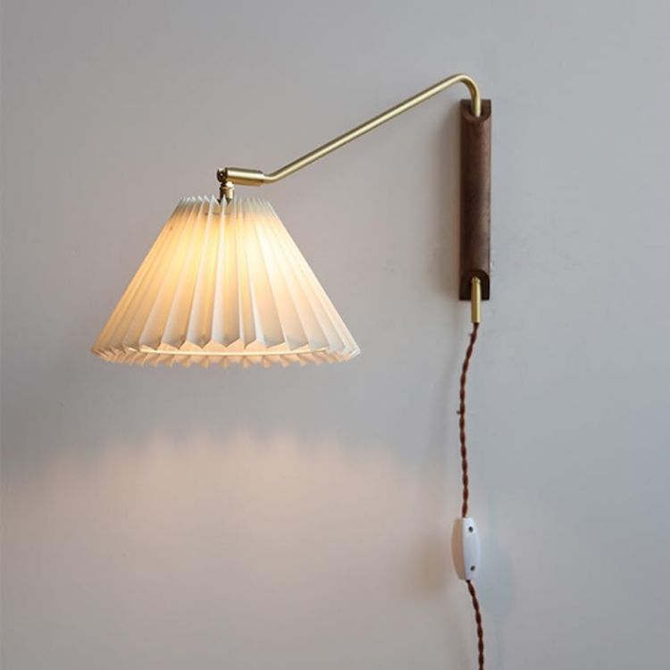 Swing Arm Plug-In Sconce