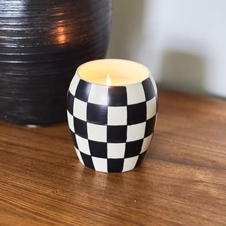 Checkered Candle