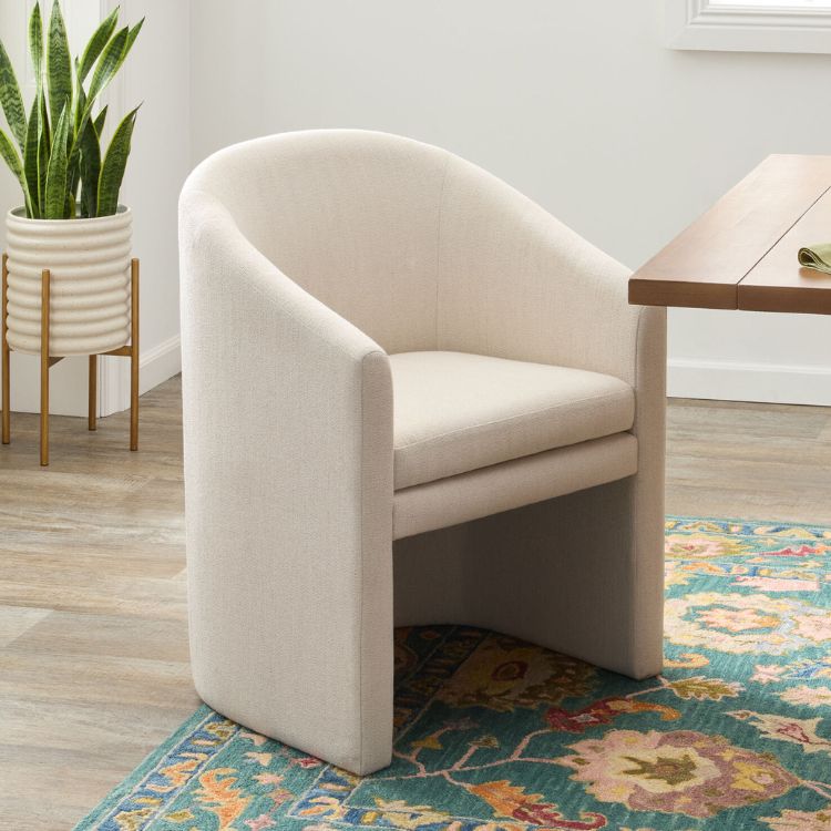 Barrel Back Upholstered Chair