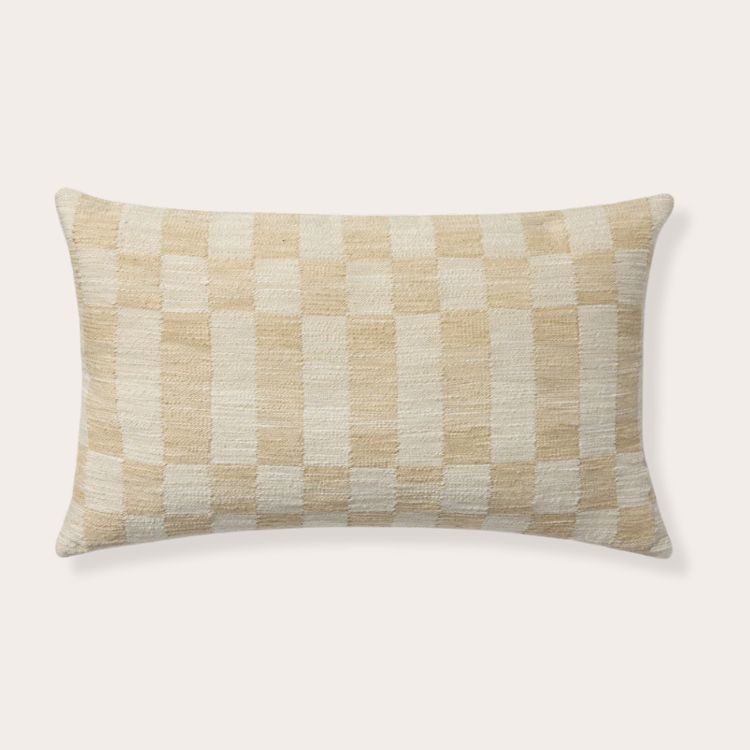 Checkered Throw Pillow