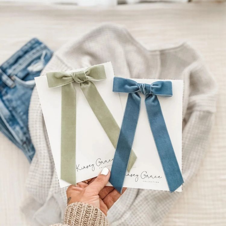 Velvet Bow Hair Tie